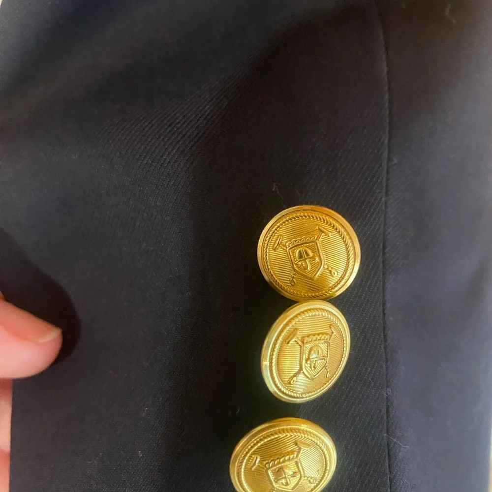 Ralph Lauren Navy Blazer with Gold Buttons